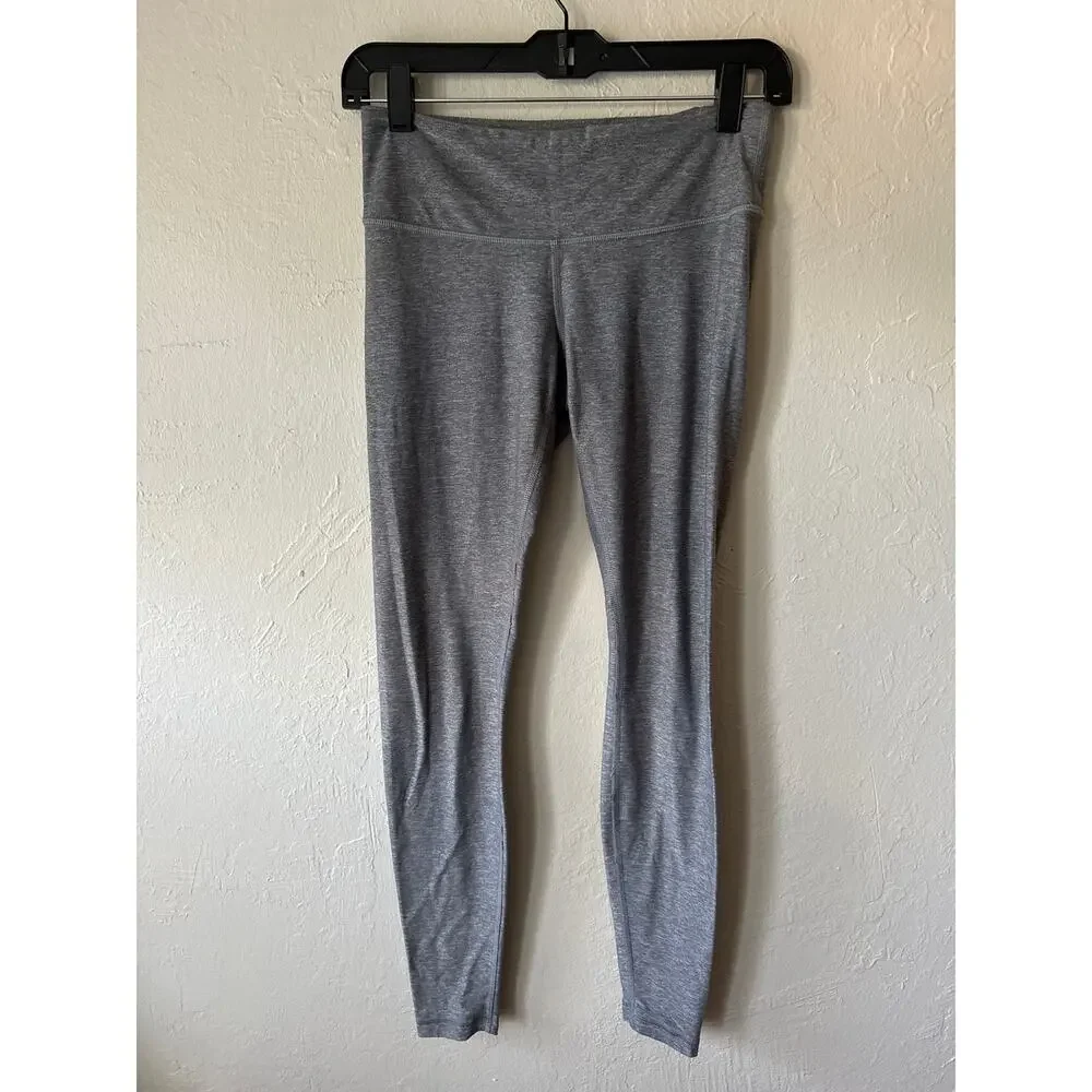 Lululemon Long Gray Leggings Size 6